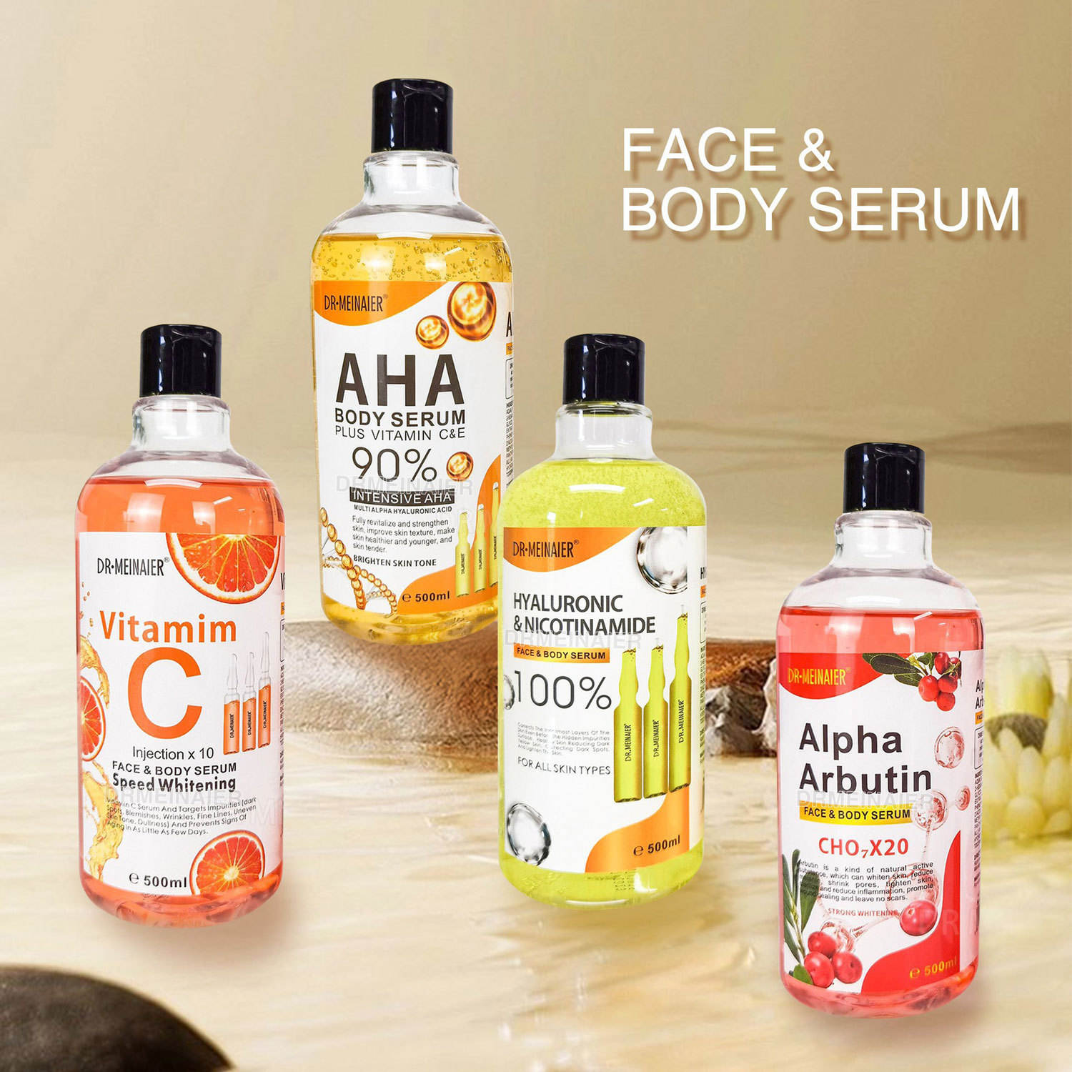 Alpha Arbutin Serum - 500ml AHA Moisturizing Face Serum Gentle