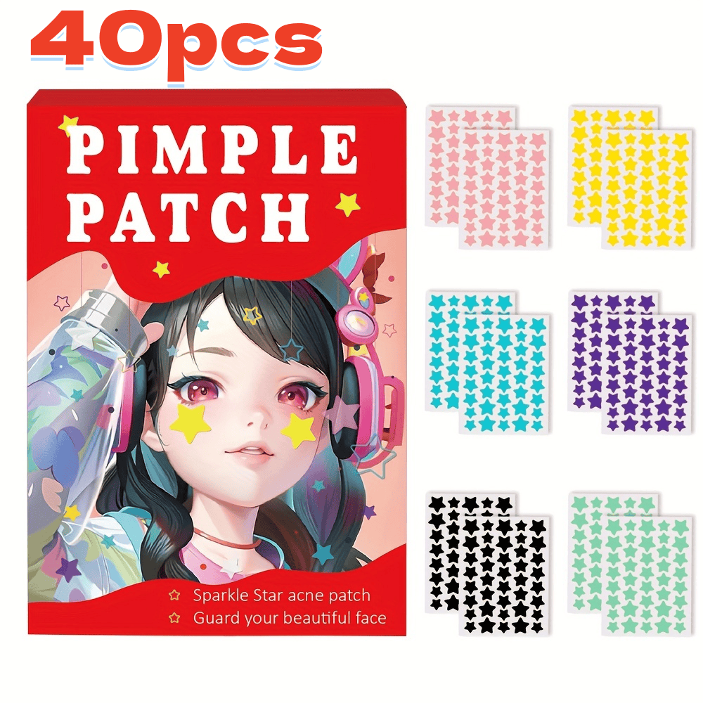 Skincare Moisturizer - 40pcs Star Pimple Patches For Face