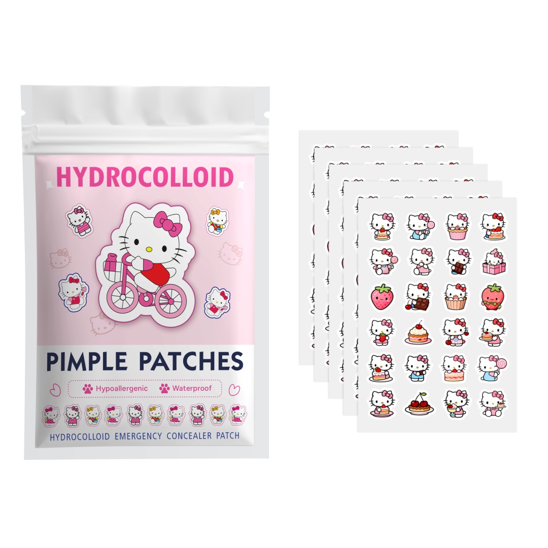 Skincare Moisturizer - 120PCS hello kitty Acne patches, facial