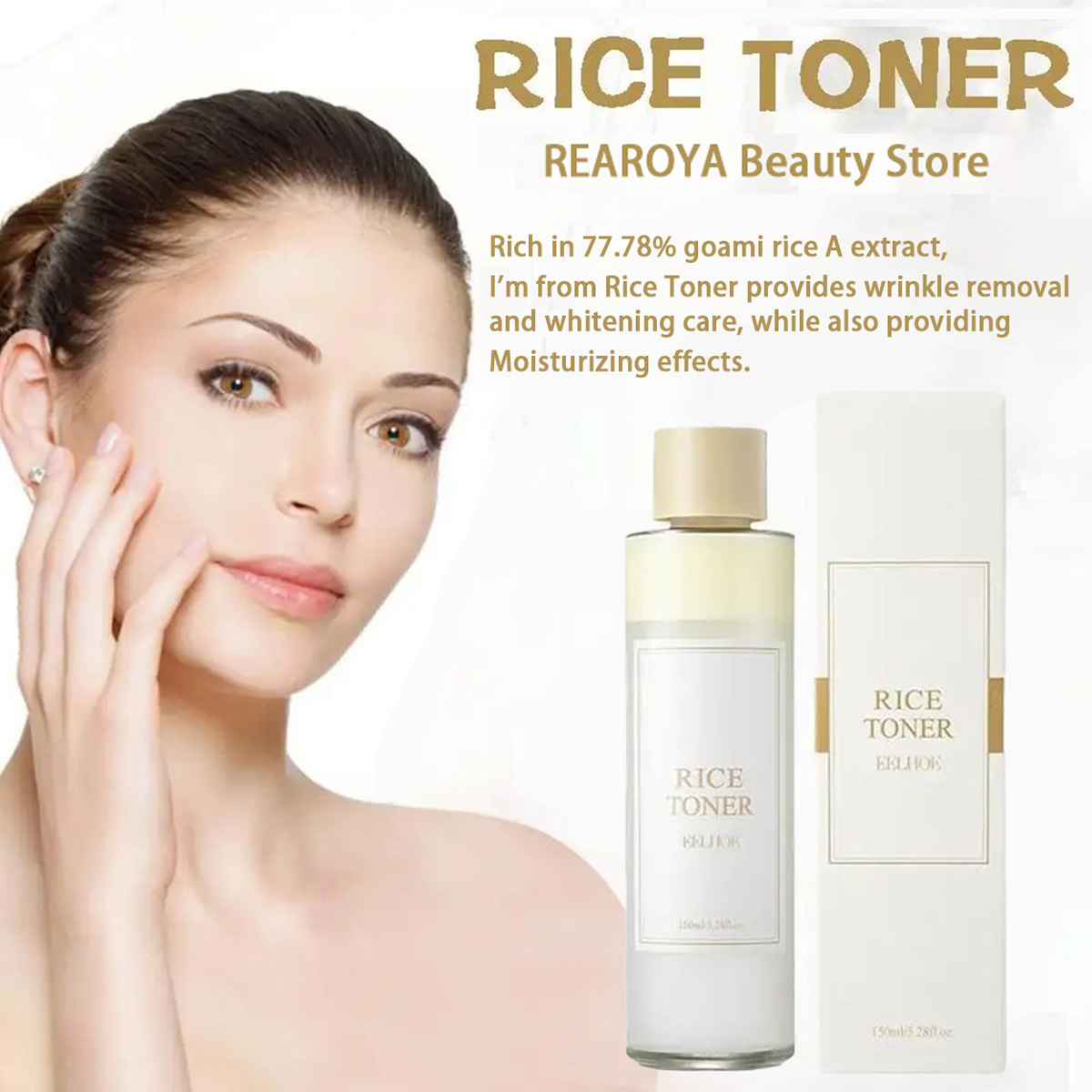 Lactic Acid Toner - 150ml Rice Toner Moisturizing Firming The