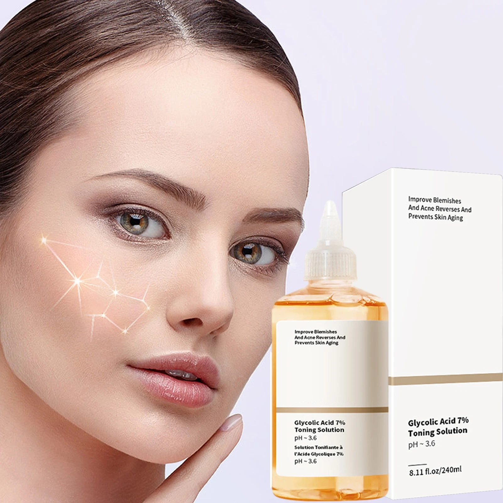 240ML Glycolic Acid 7% Exfolia - đánh giá và giá Lactic Acid Toner