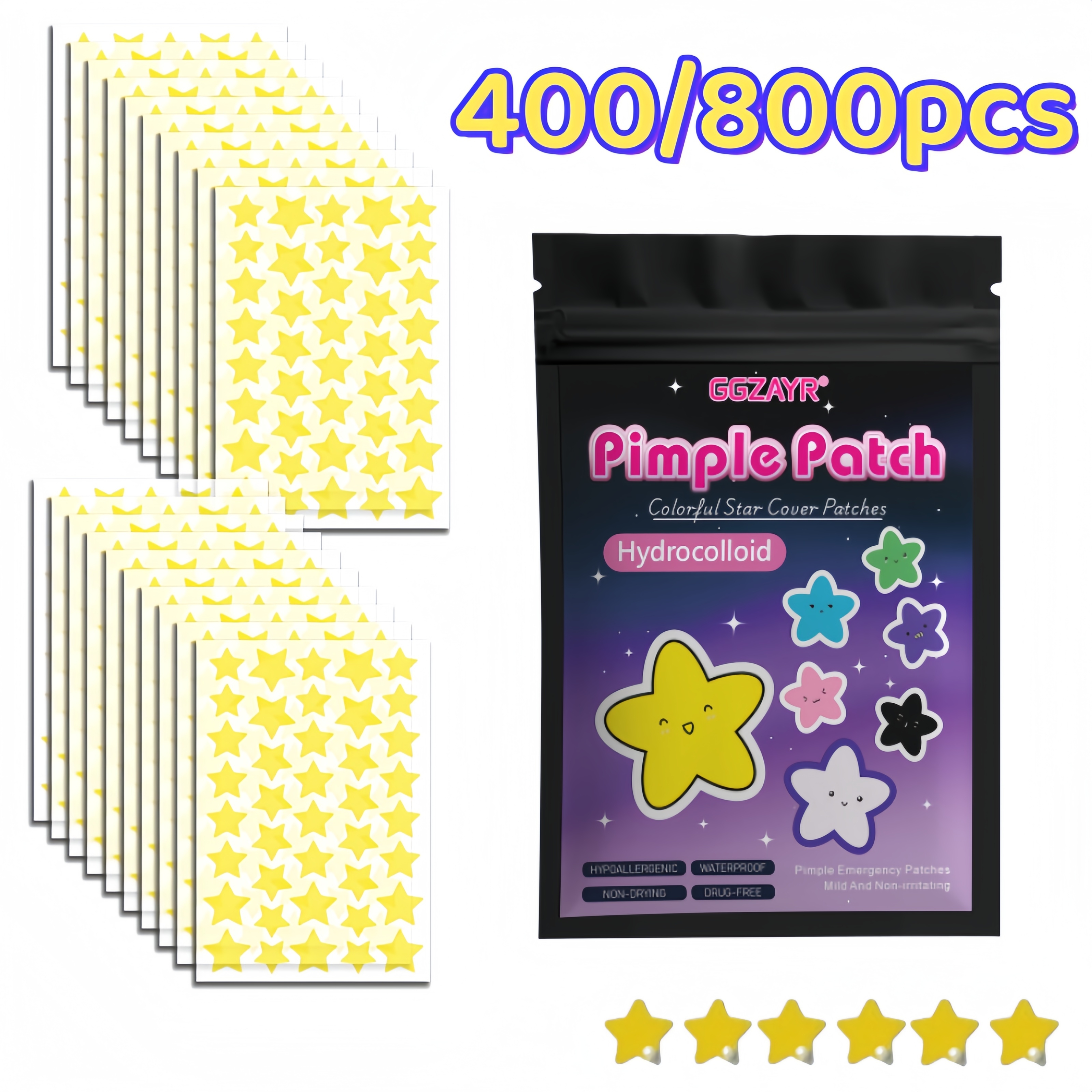 400/800pcs Hydrocolloid Acne P - đánh giá và giá Skincare Moisturizer