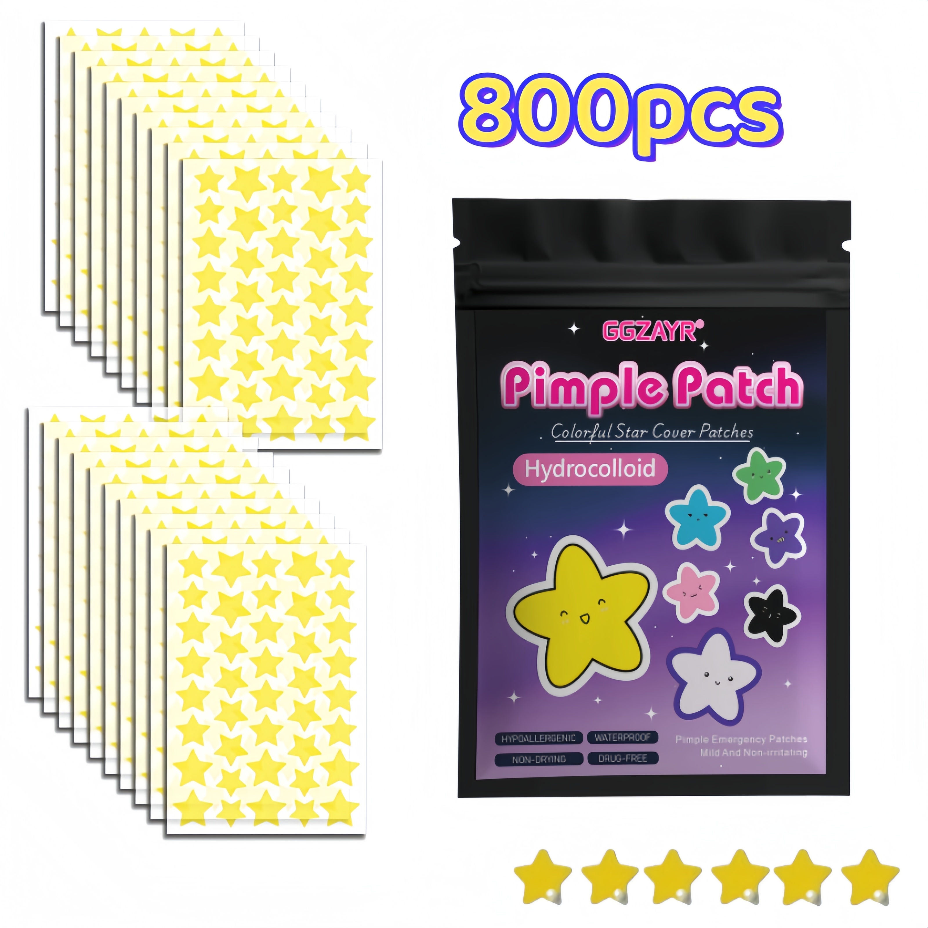 400/800pcs Hydrocolloid Acne P - đánh giá và giá Skincare Moisturizer