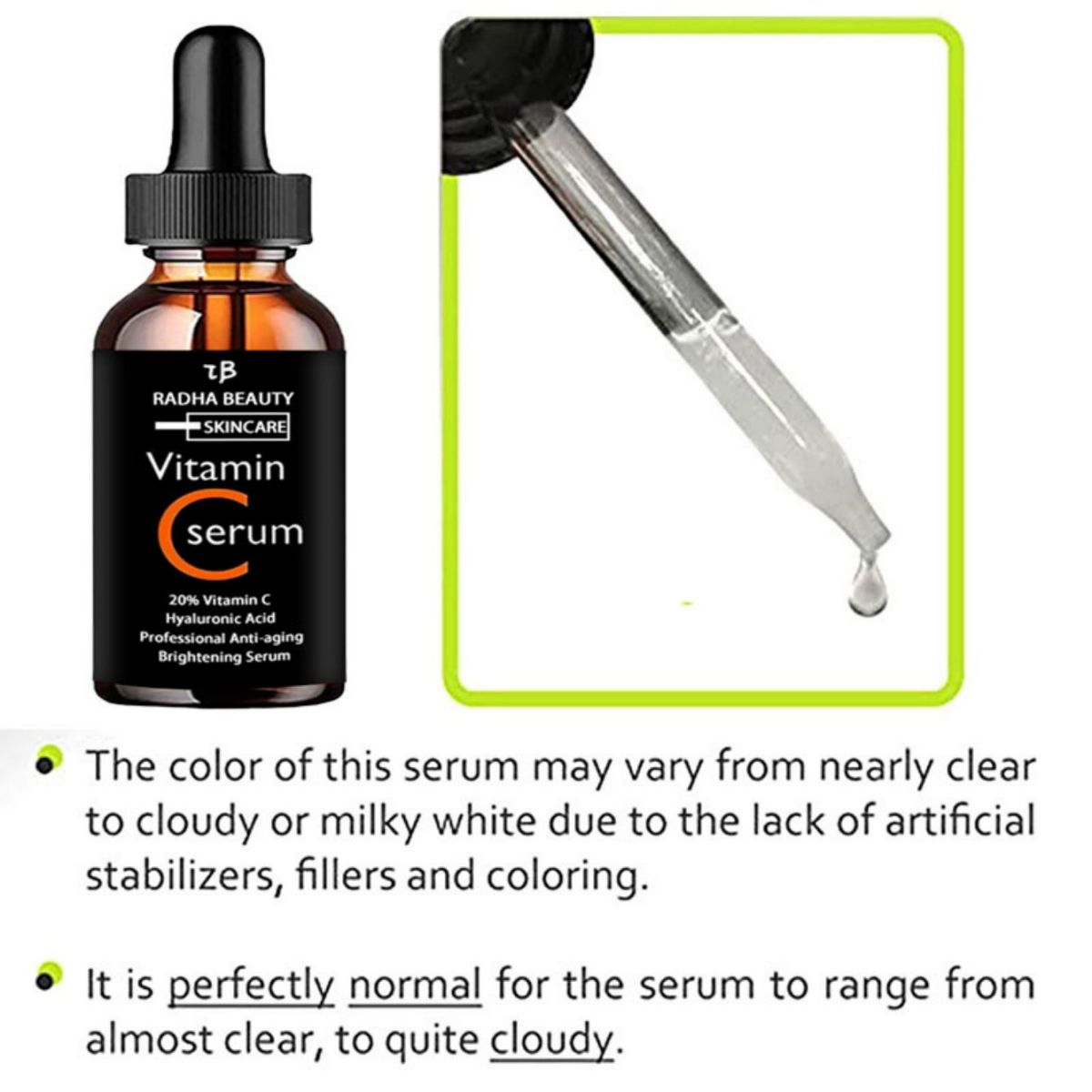 Vitamin C serum Face Serum Lon - đánh giá và giá Alpha Arbutin Serum