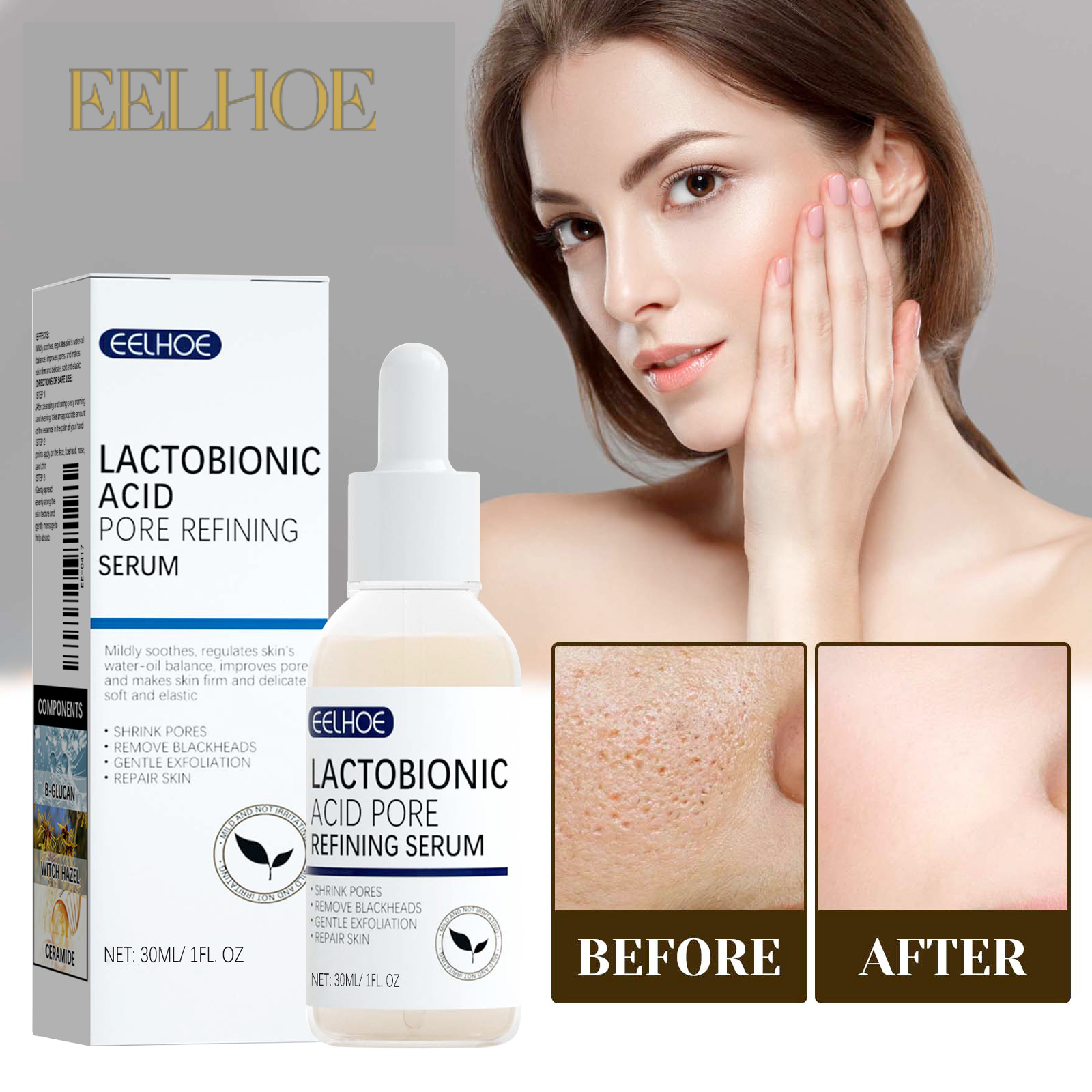 EELHOE Lactobionic Acid Pore S - đánh giá và giá Lactic Acid Toner