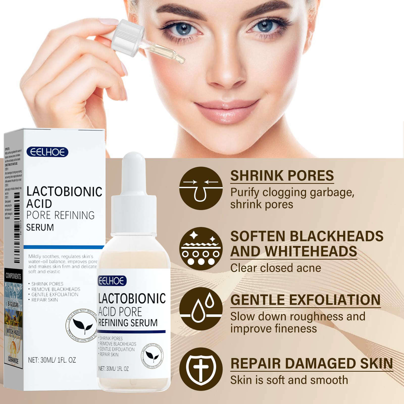 EELHOE Lactobionic Acid Pore S - đánh giá và giá Lactic Acid Toner