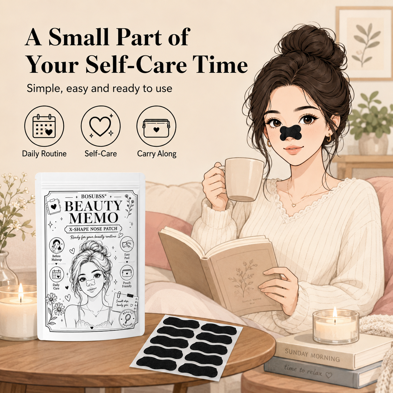 20/30Pcs Charcoal Nose Care St - đánh giá và giá Skincare Routine