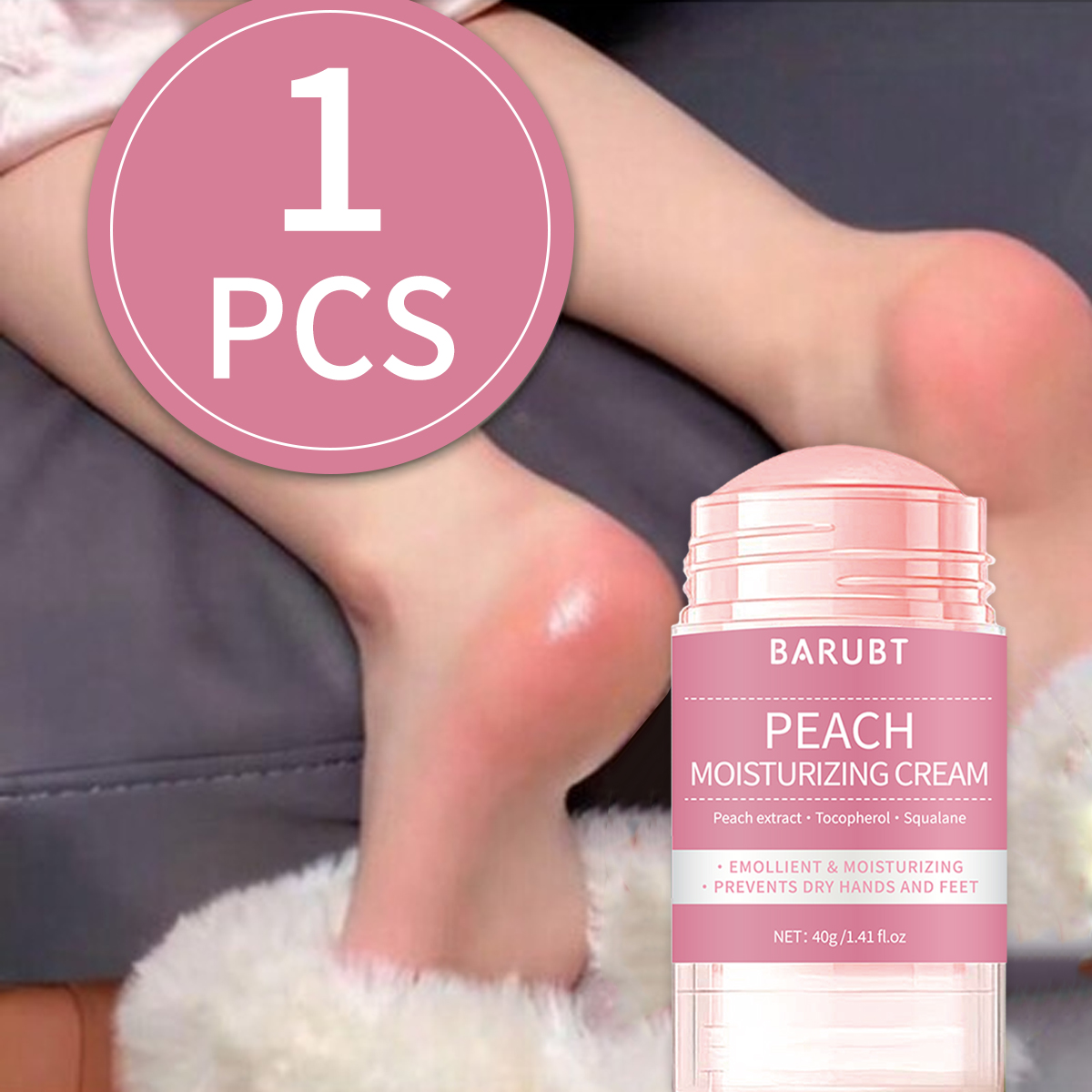 Peach urea mud film rod, salic - đánh giá và giá Urea Foot Cream