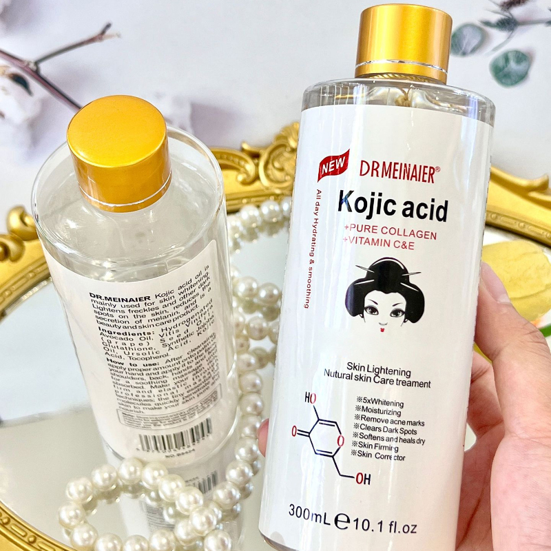 300ml Kojic Acid Essence Oil R - đánh giá và giá Alpha Arbutin Serum