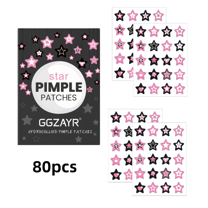 80/160pcs Star Acne Patch Set  - đánh giá và giá Skincare Moisturizer