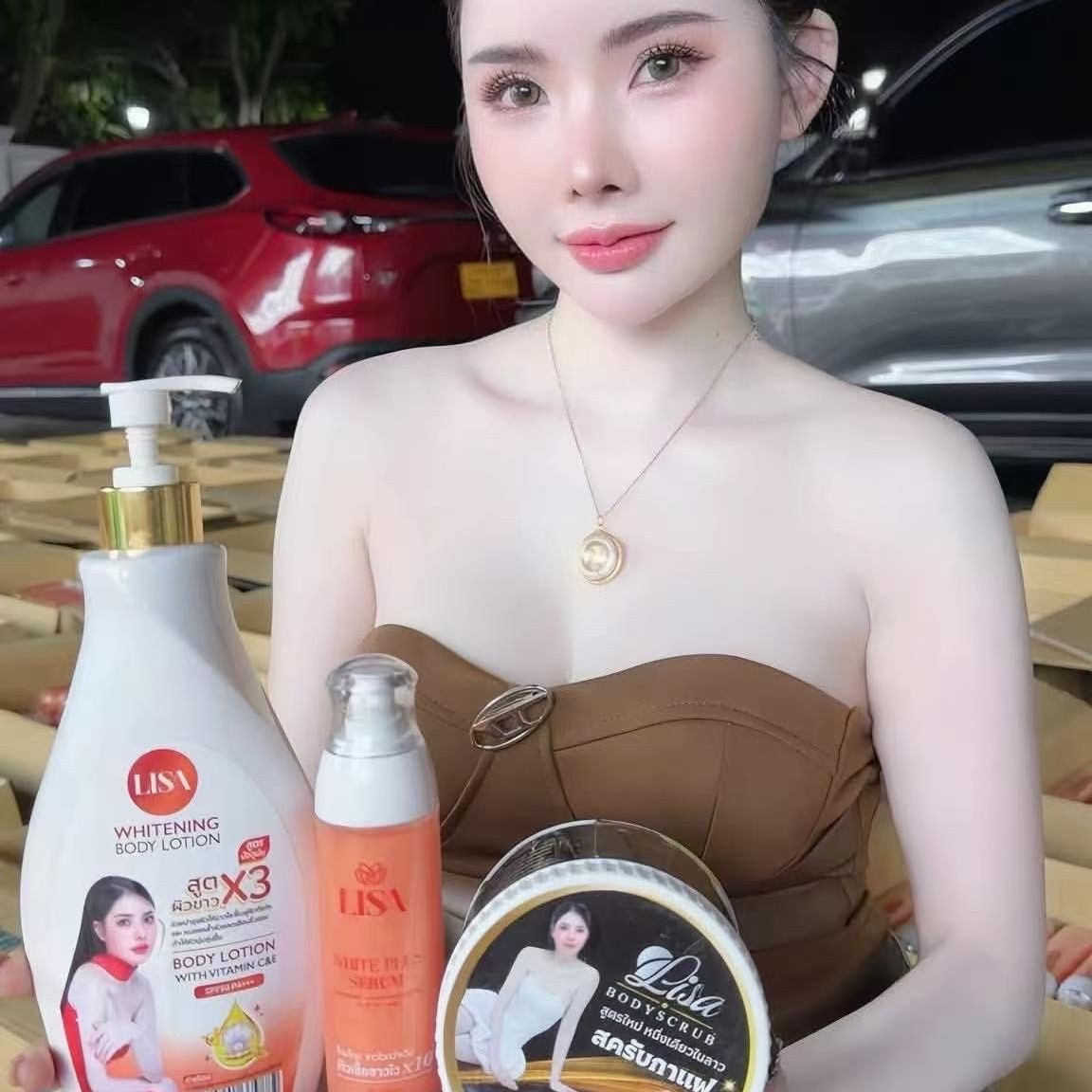Thailand LISA White Plus Serum - đánh giá và giá Alpha Arbutin Serum