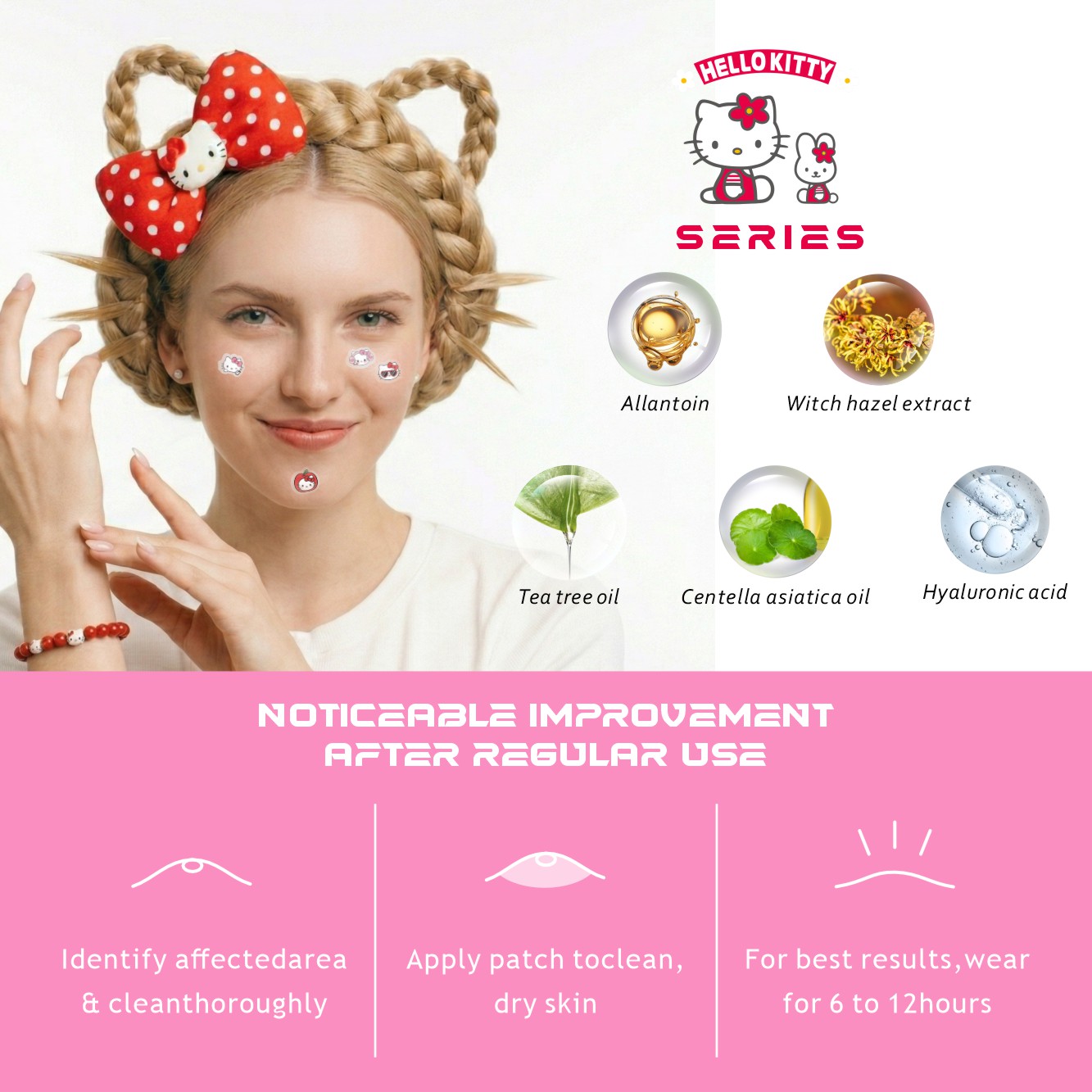 40/100PCS hello kitty Acne pat - đánh giá và giá Skincare Moisturizer