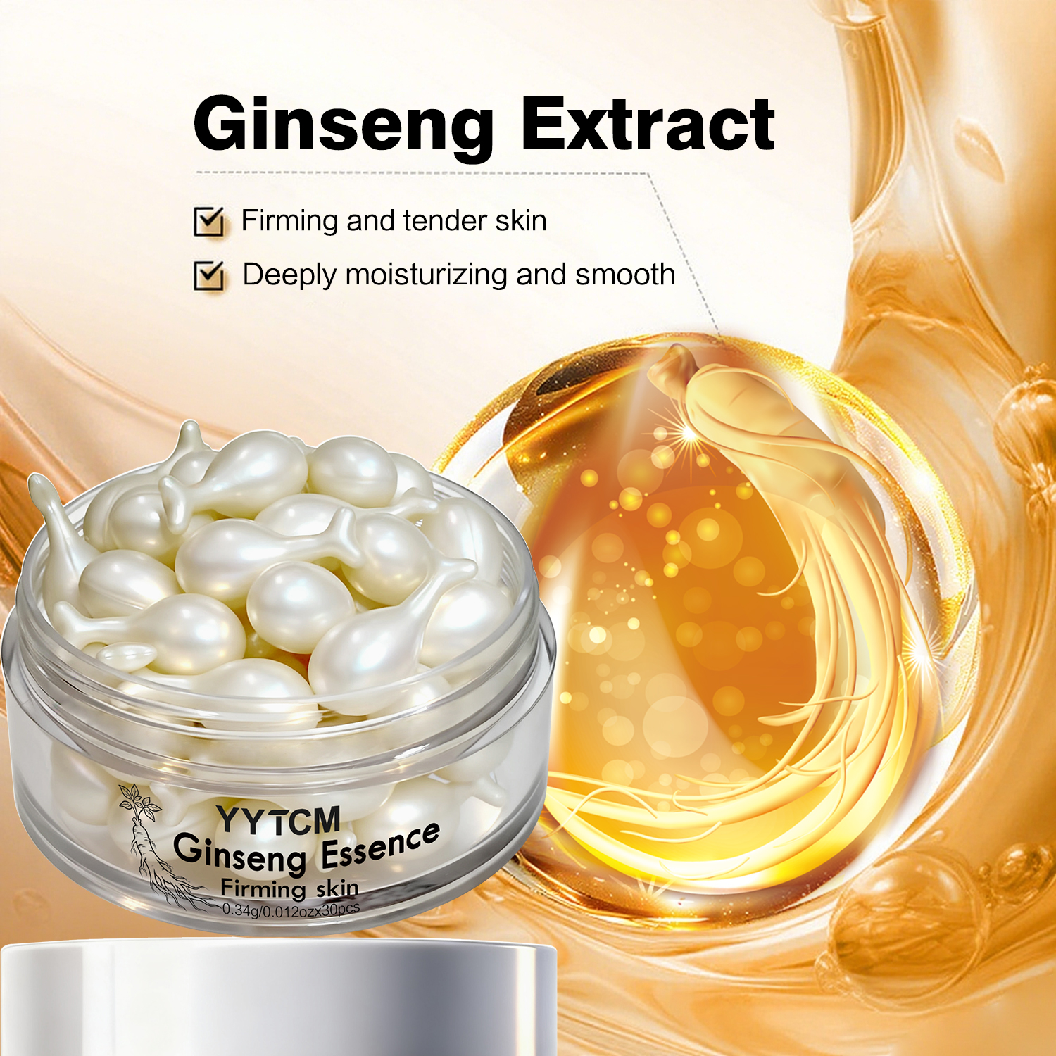 Ginseng Essence Capsules, Mois - đánh giá và giá Retinol Vitamin A Cream