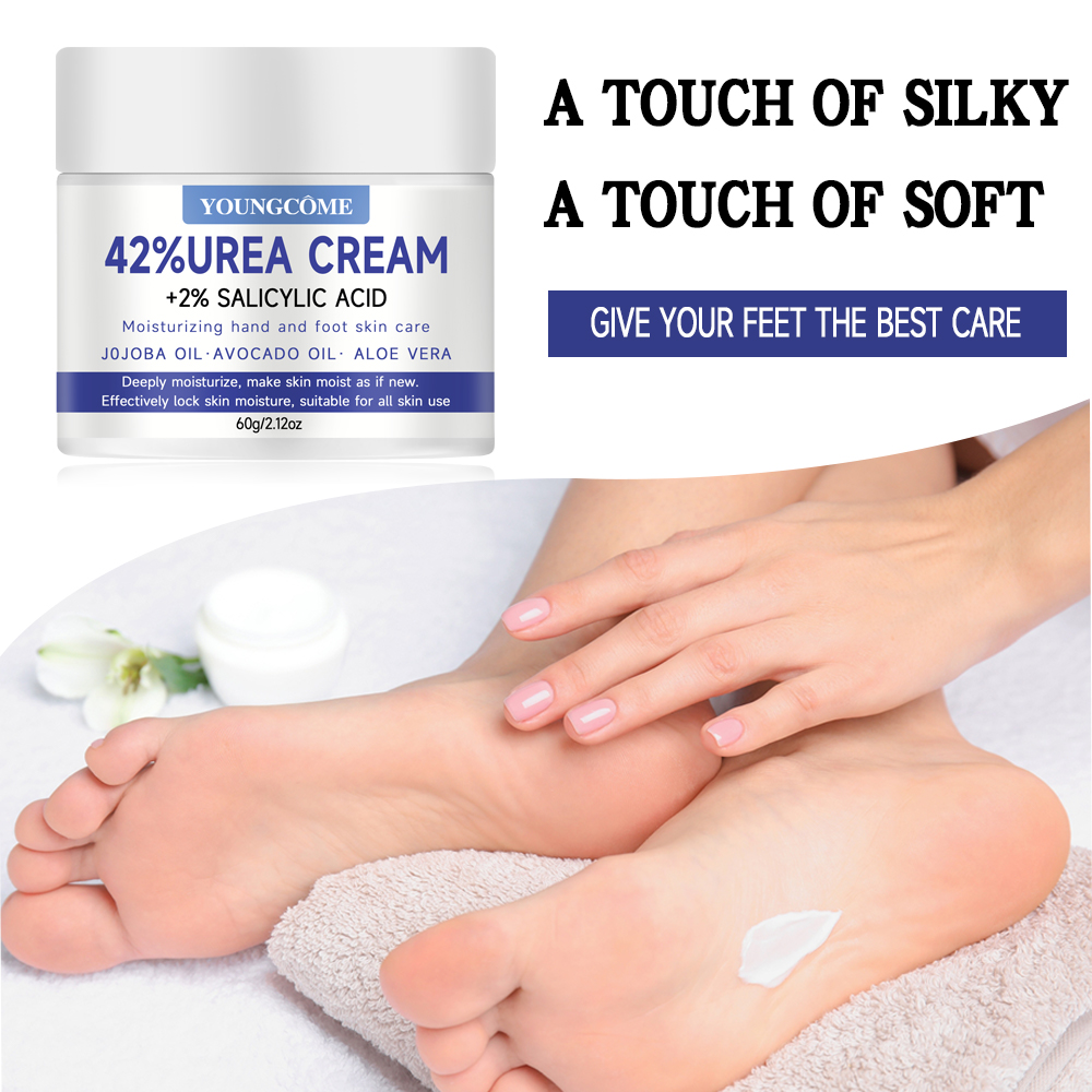YOUNGCOME 42% urea cream +2% s - đánh giá và giá Urea Foot Cream