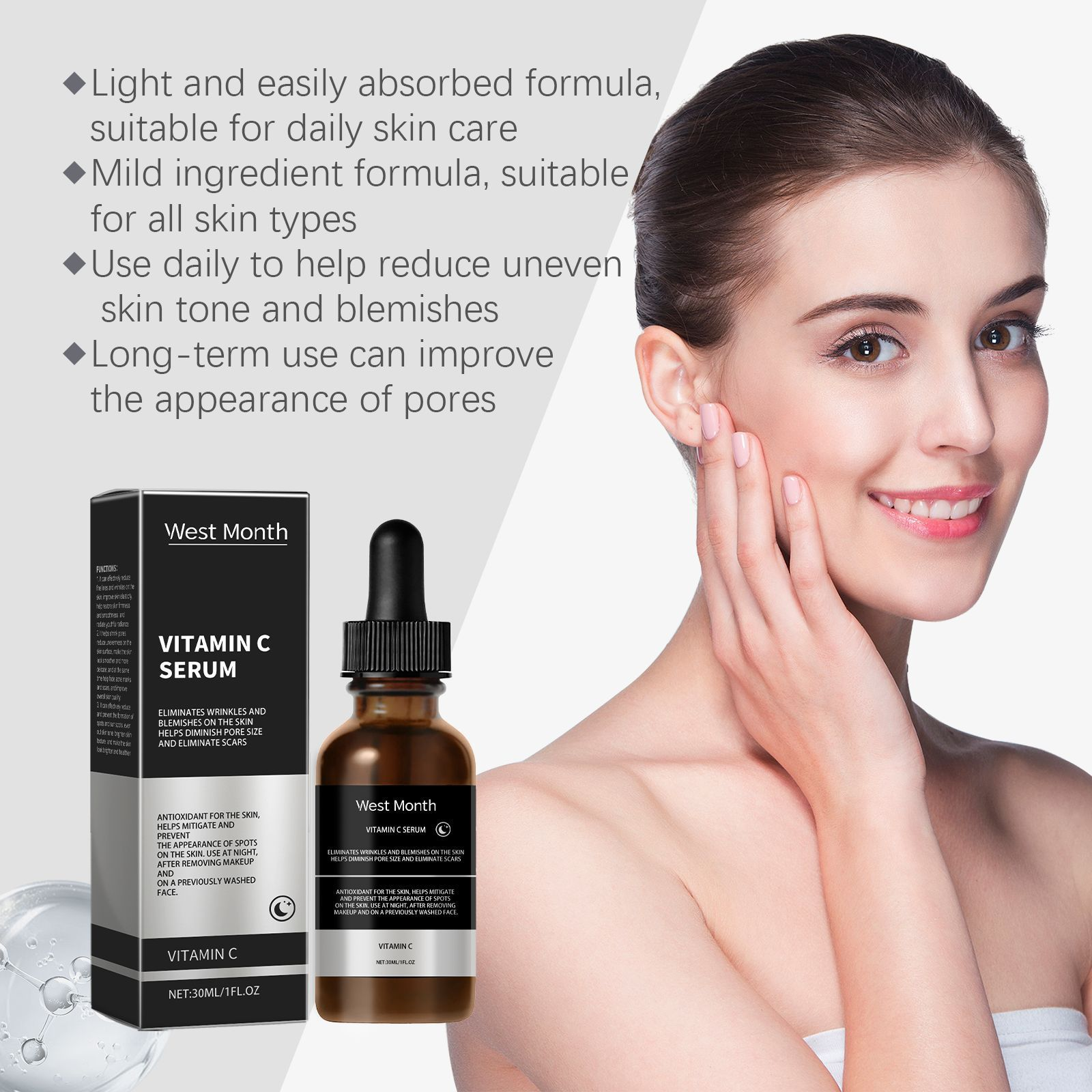 Anti-Aging Face Serum Deep Moi - đánh giá và giá Alpha Arbutin Serum