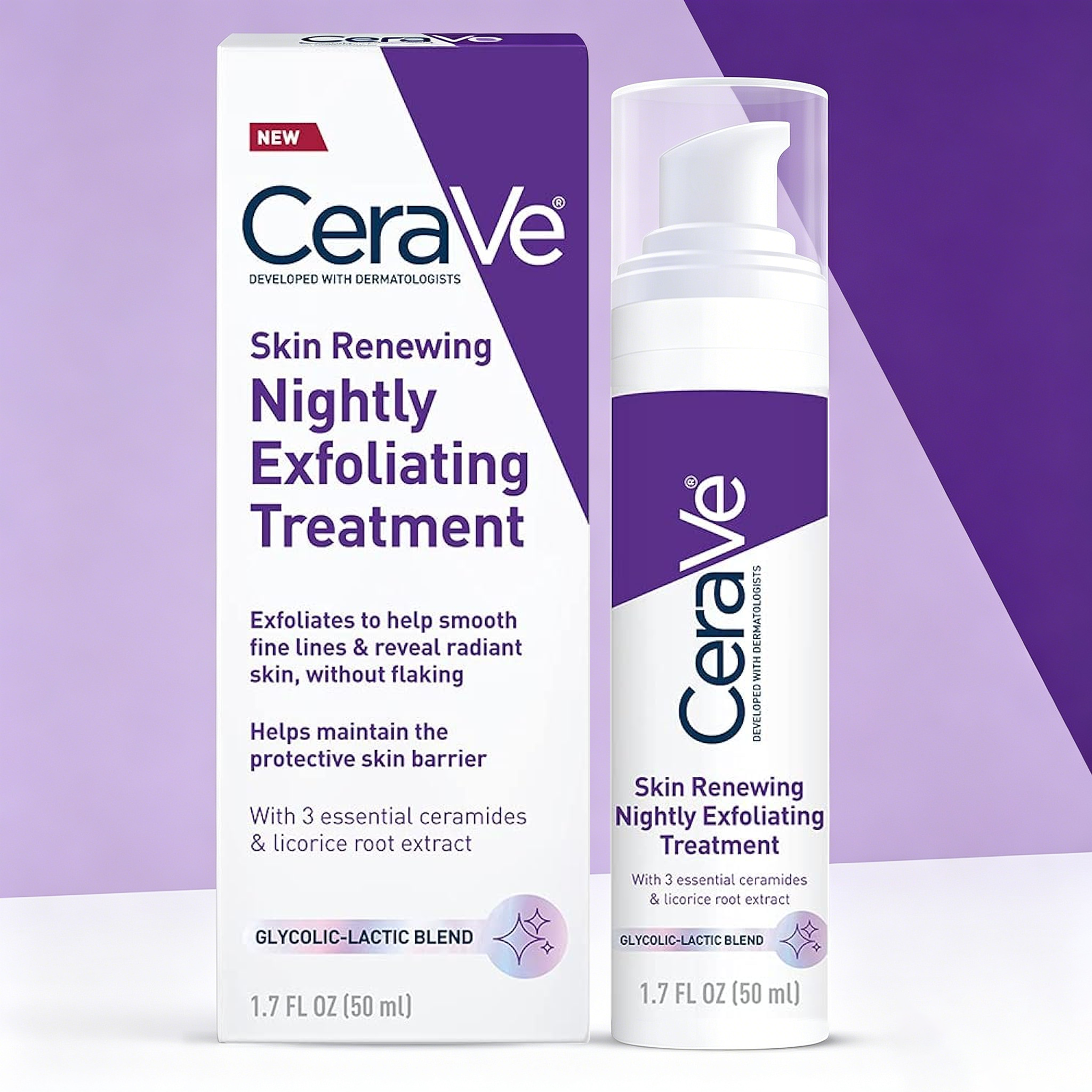CeraVe Skin Renewing Nightly E - đánh giá và giá Lactic Acid Toner