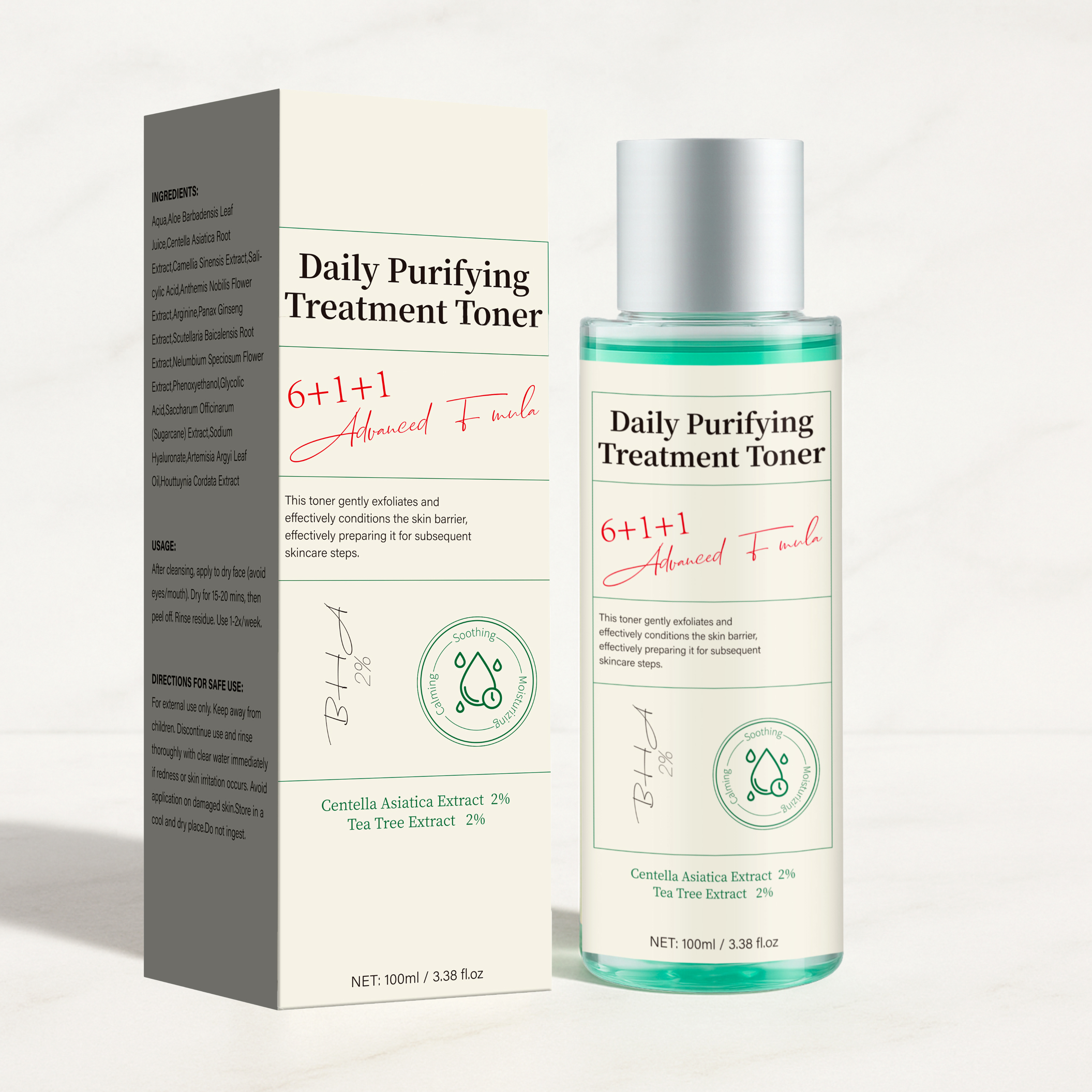 Daily Purifying Treatment Tone - đánh giá và giá Lactic Acid Toner