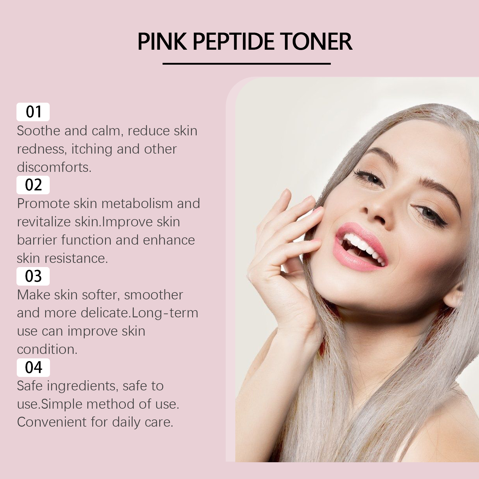 Rose Essence Toner Glowing Ski - đánh giá và giá Lactic Acid Toner