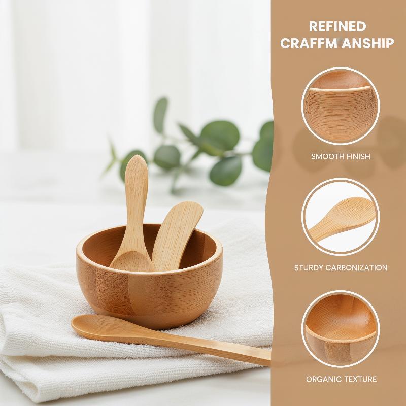 3pcs Mini Size Bamboo Diy Face - đánh giá và giá Skincare Routine