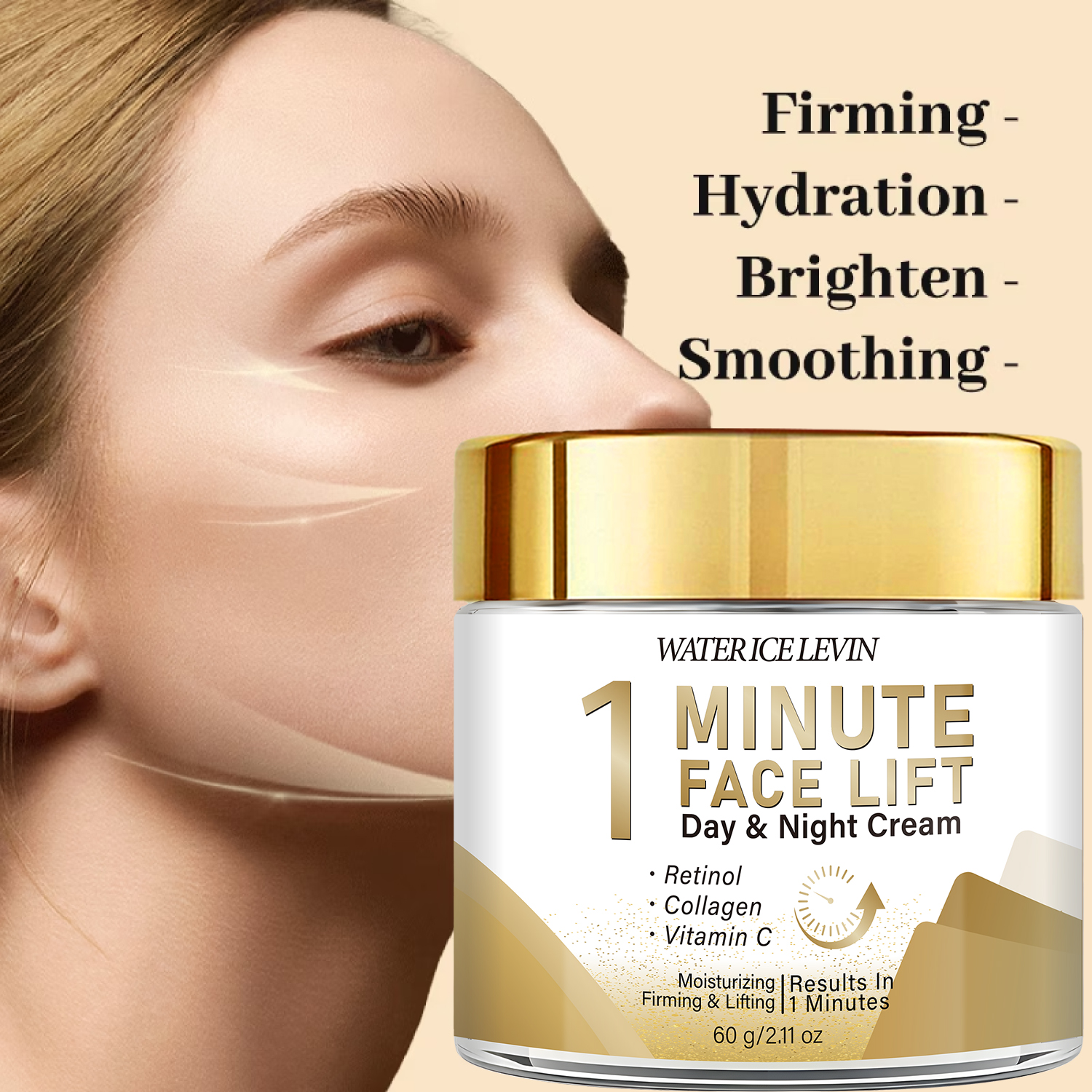 Minute Face Lift Day Night Cre - đánh giá và giá Retinol Vitamin A Cream