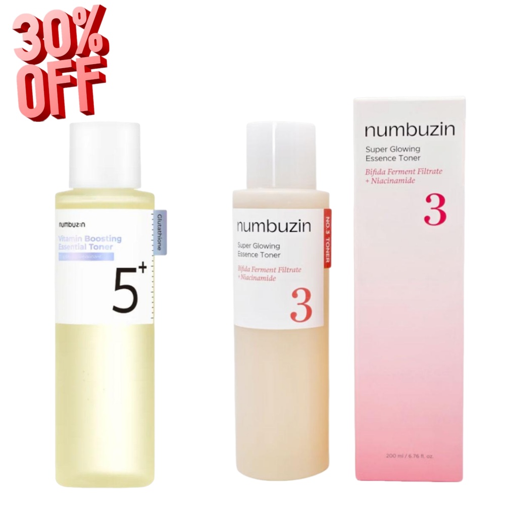 Numbuzin Toner Bundle No.3 + & - đánh giá và giá Lactic Acid Toner