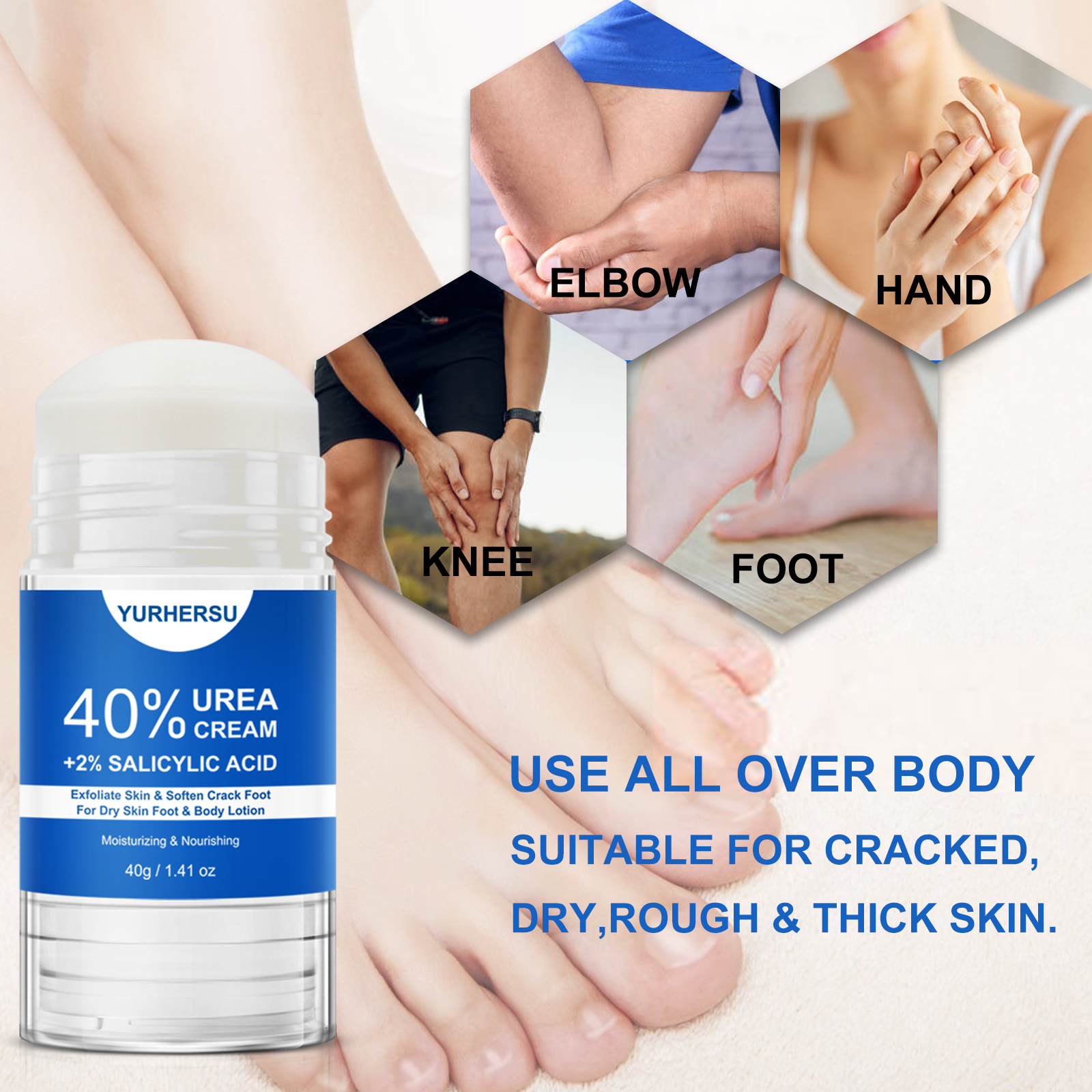 40% Urea Foot Cream Stick - Mo - đánh giá và giá Urea Foot Cream