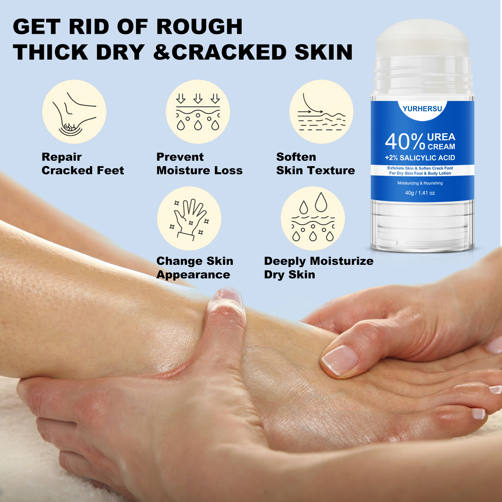 40% Urea Foot Cream Stick - Mo - đánh giá và giá Urea Foot Cream
