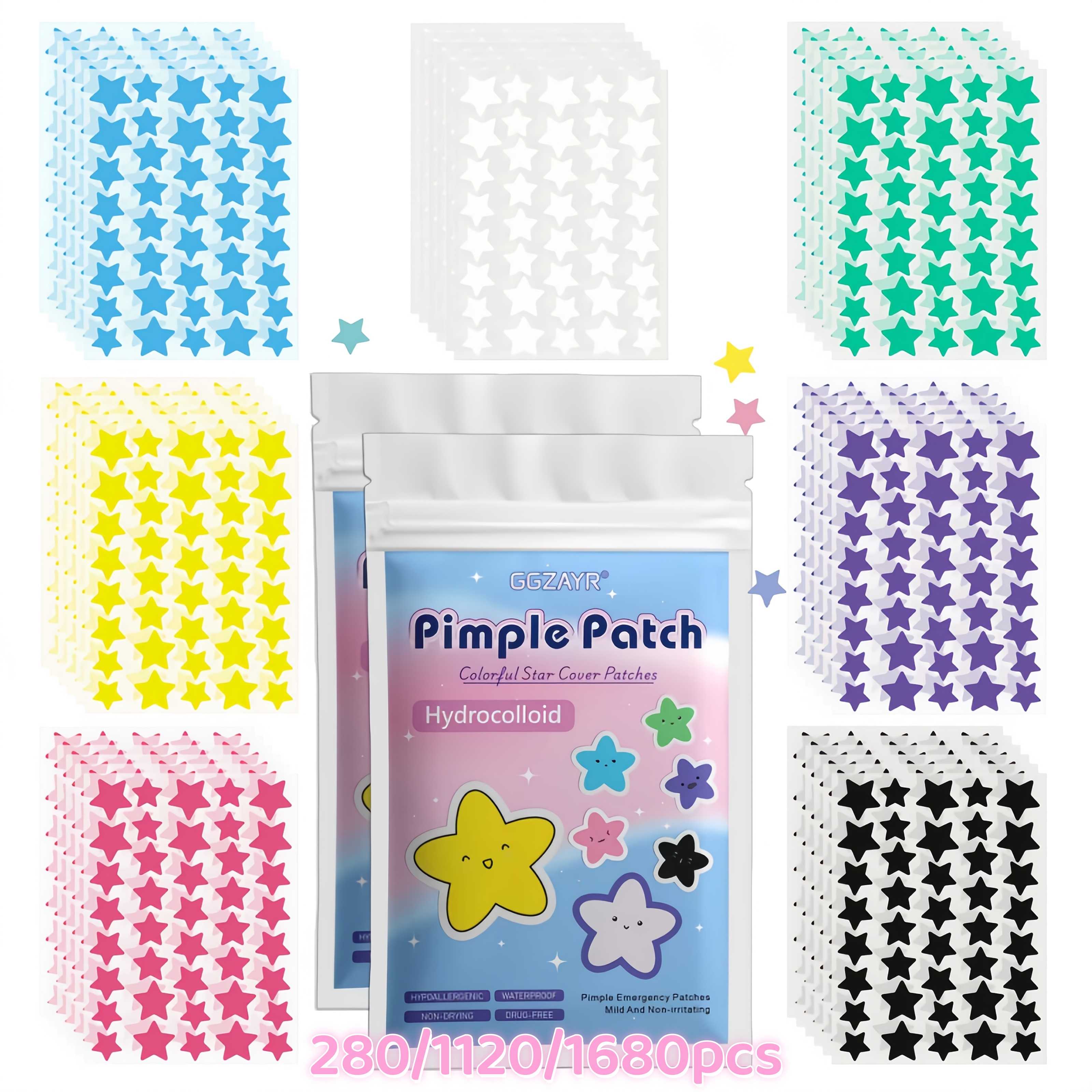 280/1120/1680pcs Seven-Color S - đánh giá và giá Skincare Moisturizer